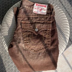 True Religion Men’s 34 Waist Corduroy Pants